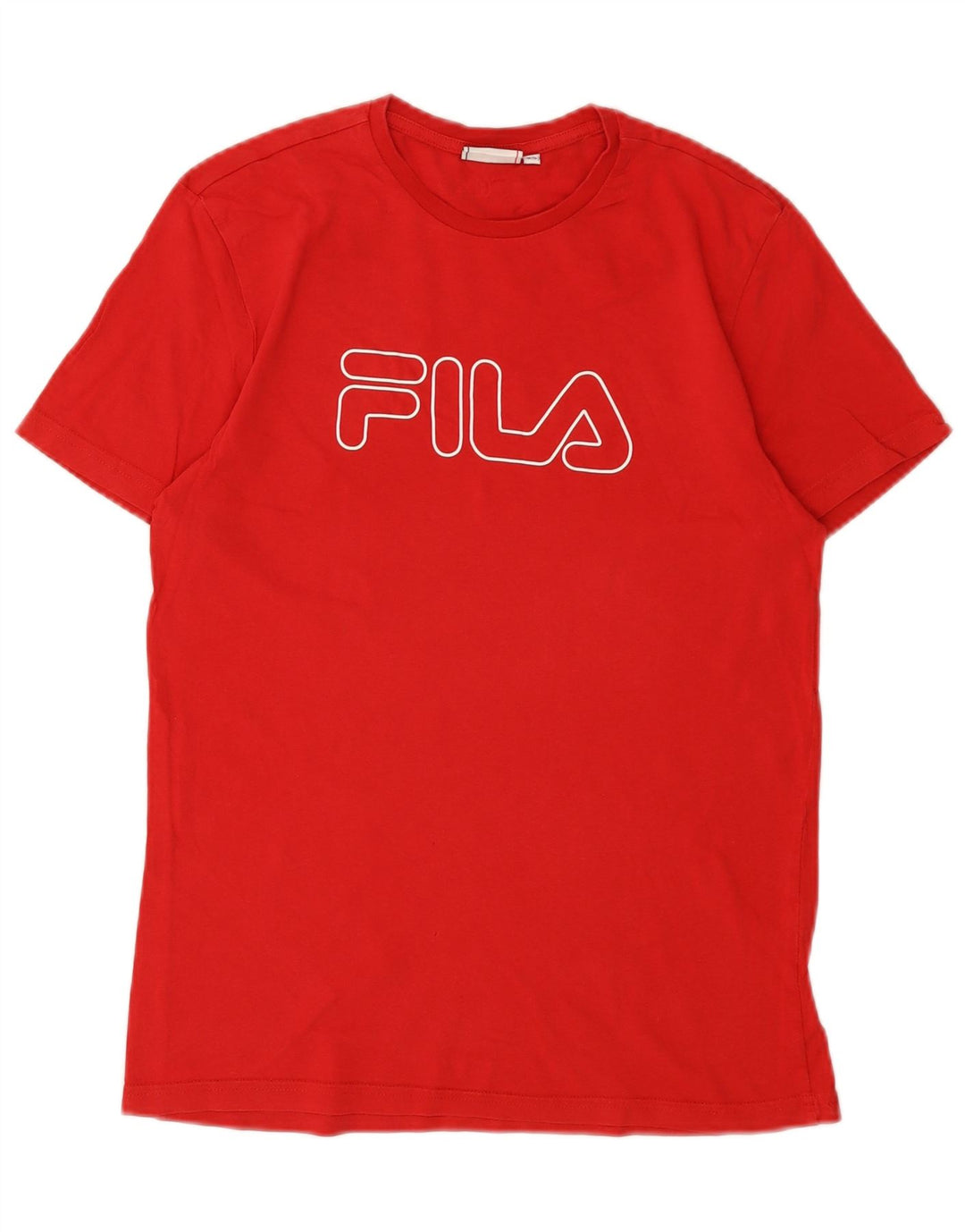 Мужская футболка с рисунком FILA Top XS красная