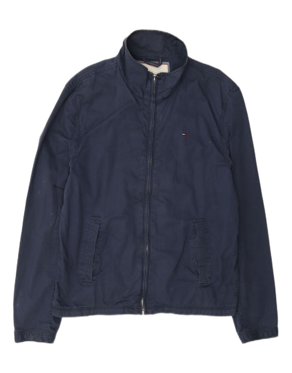 Мужской бомбер Tommy Hilfiger UK 42 XL, темно-синий, хлопок