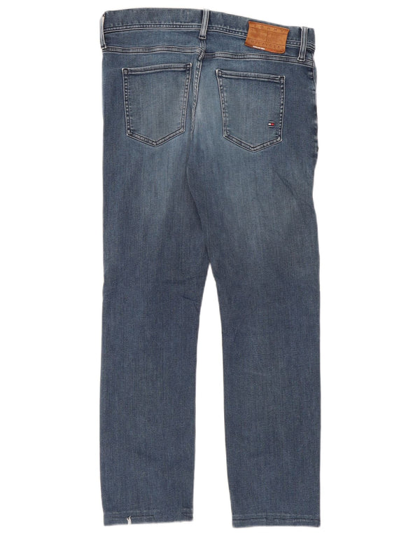 Женские эластичные узкие джинсы Tommy Hilfiger Bleecker W31 L28, синий хлопок