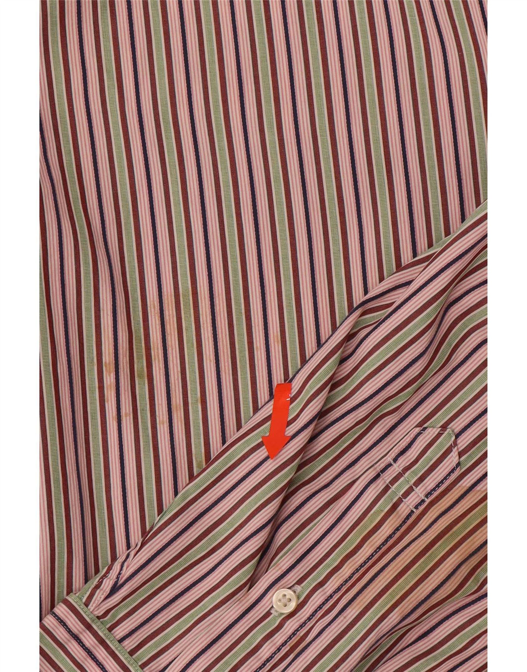 Мужская рубашка Tommy Hilfiger XL, разноцветная хлопковая полоска
