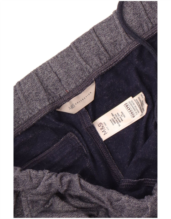 Мужские спортивные брюки Marks & Spencer, большие темно-синие, хлопковые