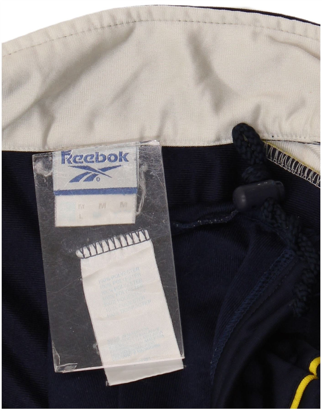 Reebok Мужской спортивный костюм с графическим рисунком, верхняя куртка, средний темно-синий, с цветными блоками