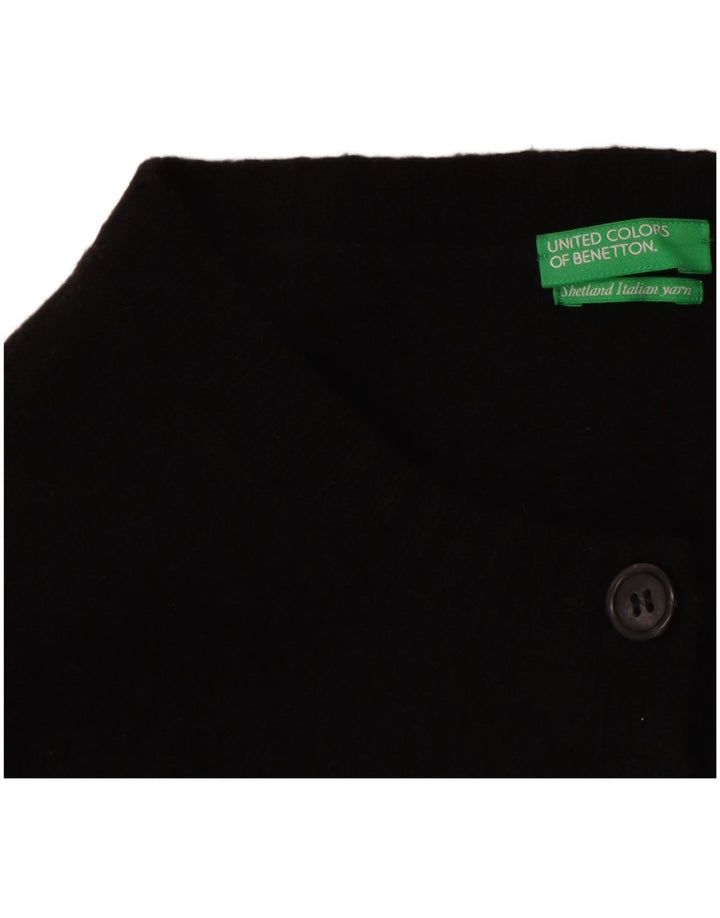 Женский кардиган Benetton UK 10, маленький черный