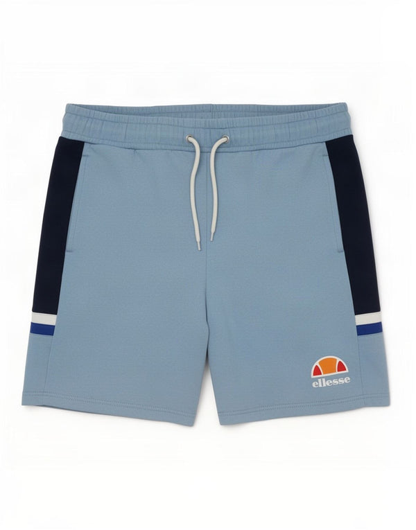 Мужские спортивные шорты Ellesse, хлопок среднего синего цвета с цветными блоками