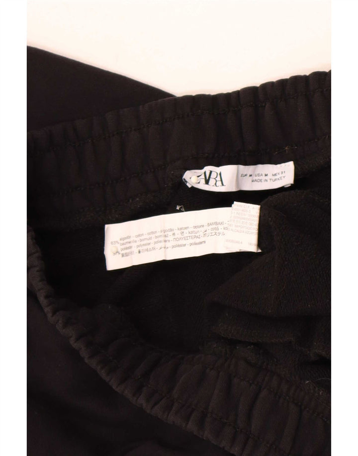 Мужские спортивные брюки Zara, джоггеры, средний черный, хлопок