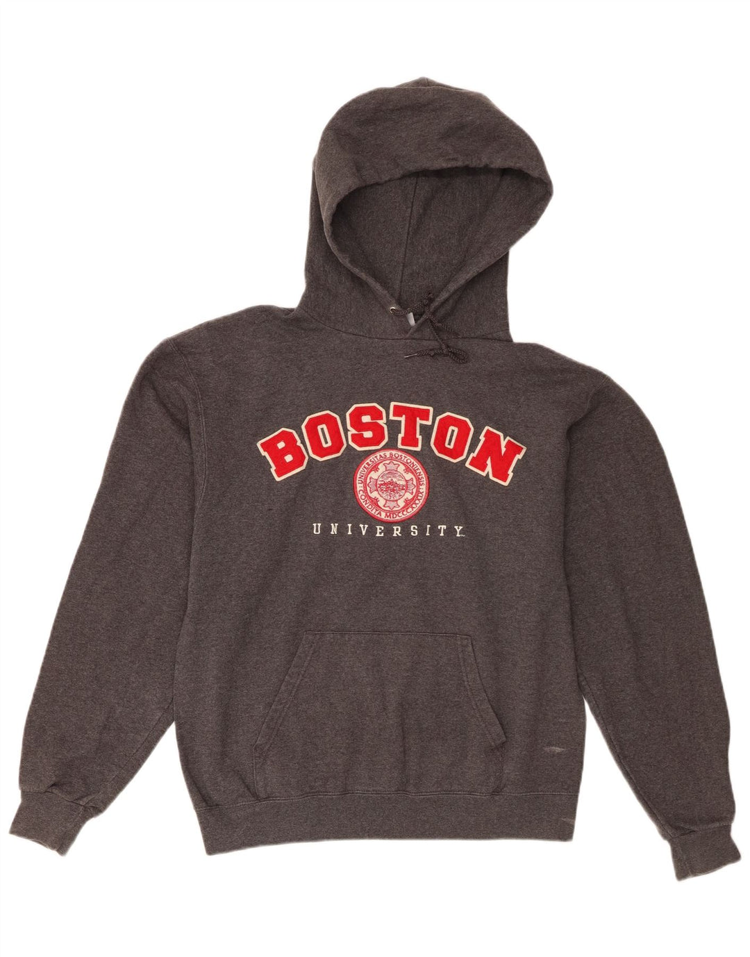 Мужской джемпер с капюшоном Champion Boston University, средний серый в крапинку
