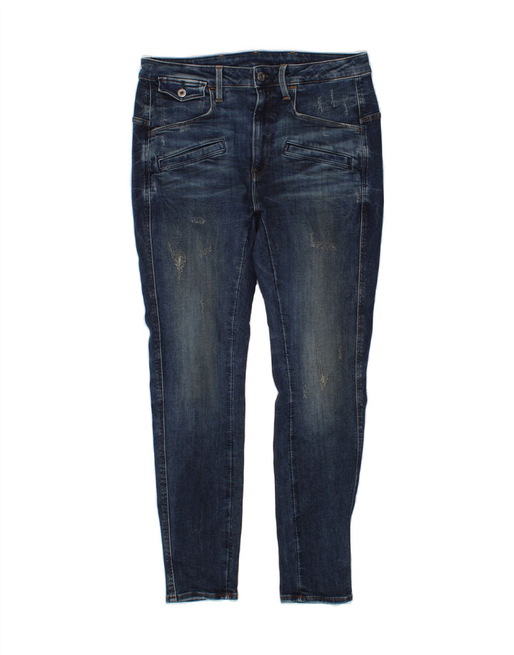 G-STAR Womens Distressed Skinny Jeans W25 L28 Blue Vintage G-Star and Second-Hand G-Star from Messina Hembry 