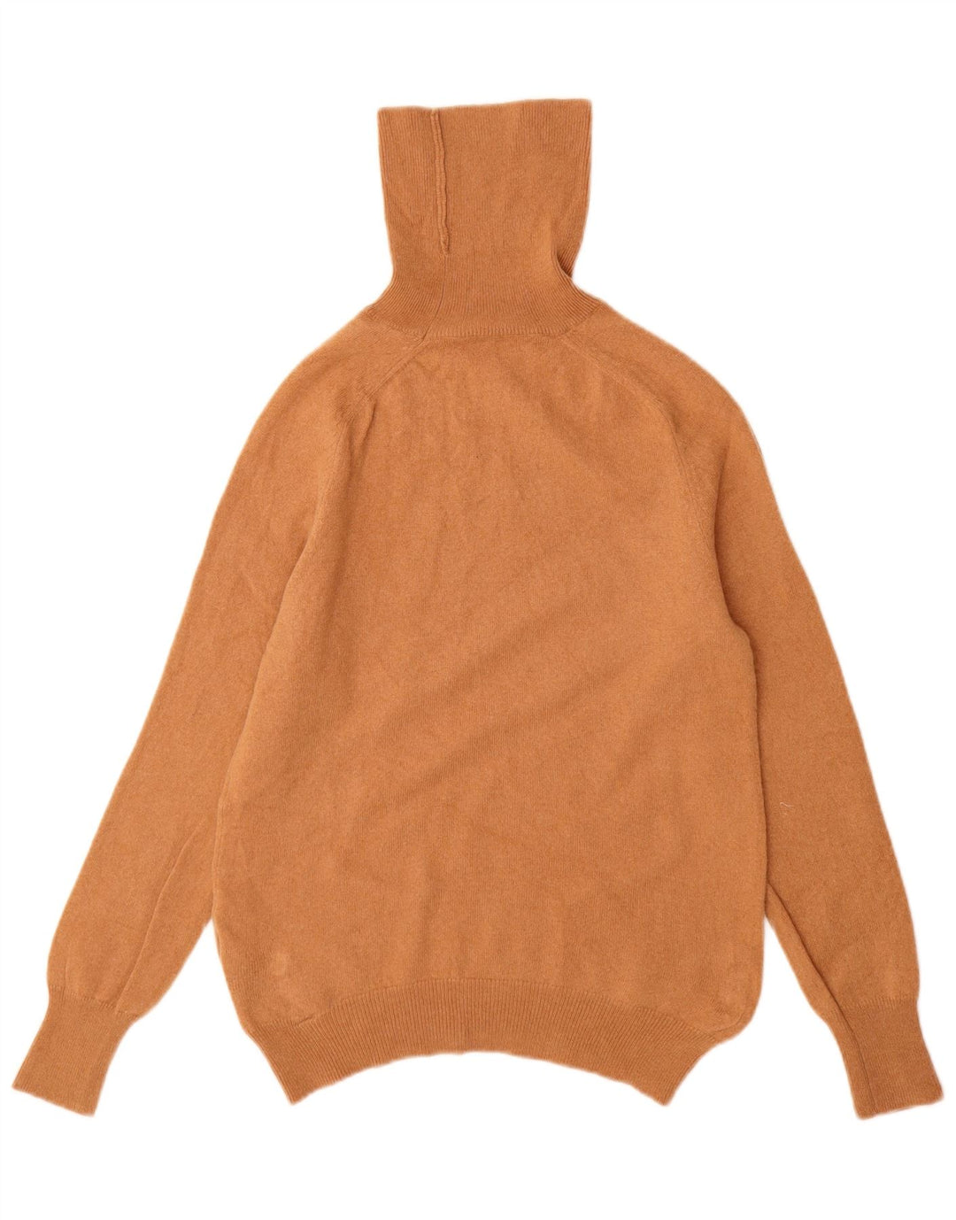 Женский джемпер ZARA с высоким воротником, Великобритания 12, средний коричневый, шерсть