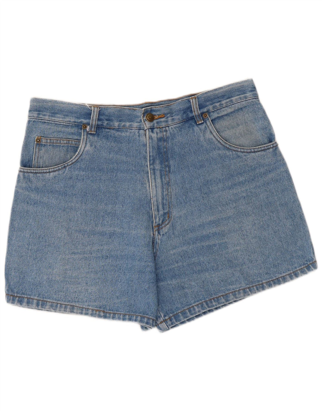 Винтажные женские джинсовые шорты IT 48/50 XL W34 Синие, хлопок
