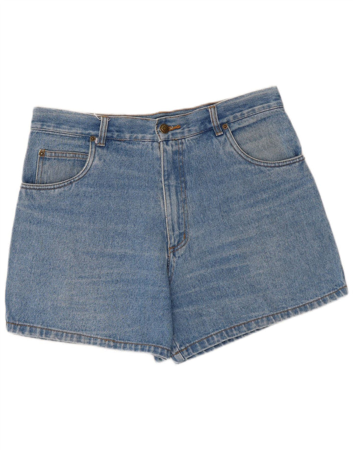 Винтажные женские джинсовые шорты IT 48/50 XL W34 Синие, хлопок