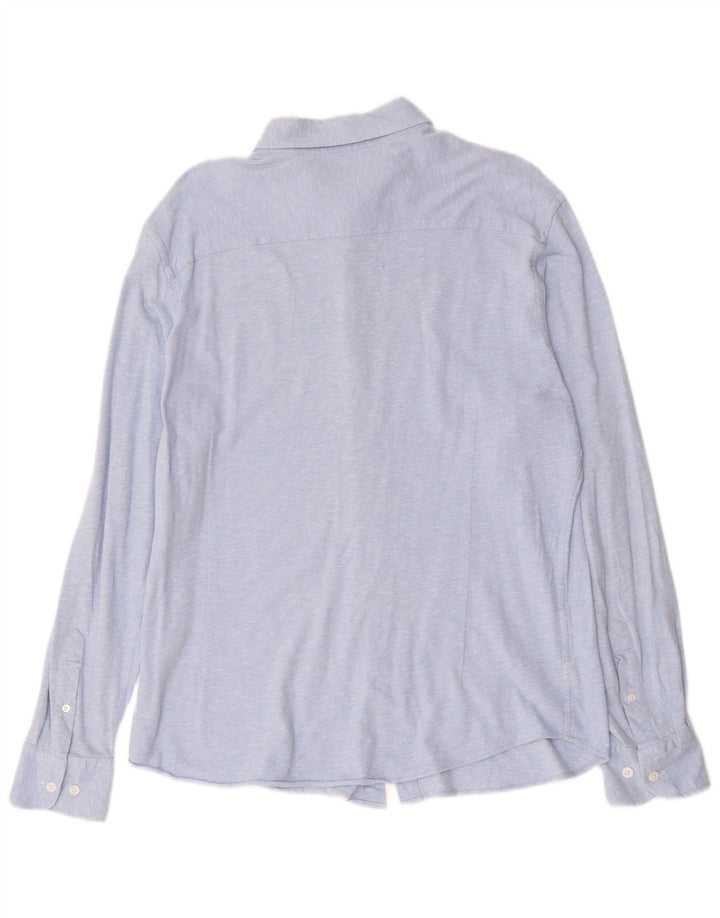 Рубашка мужская Massimo Dutti XL синяя