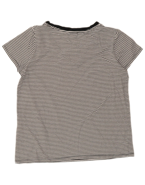 Женская футболка Levi's Top UK 14, большая черная хлопковая полоска