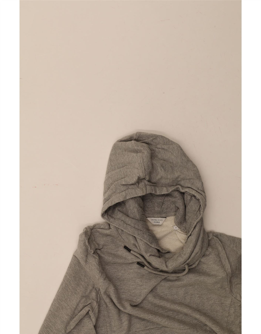 JACK & JONES Mens Hoodie Jumper Small Grey Vintage Jack & Jones and Second-Hand Jack & Jones from Messina Hembry 