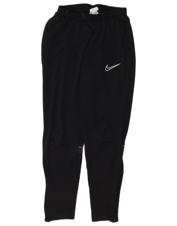 Мужские спортивные брюки Nike Dri Fit, большие черные полиэстер с цветными блоками