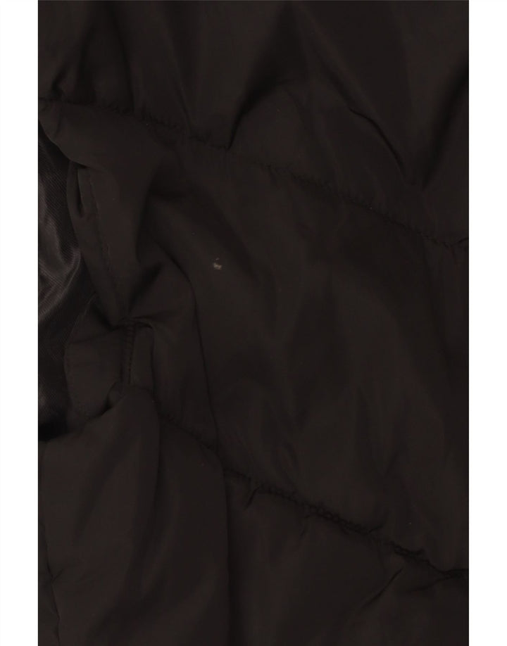 Женский утепленный жилет Zara UK 12, средний черный
