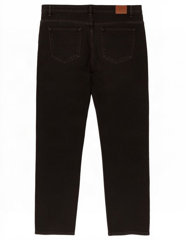 Мужские прямые джинсы Marks & Spencer Blue Harbour W36 L33, черный хлопок
