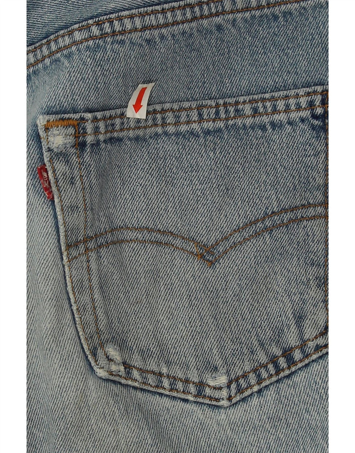 Мужские прямые джинсы Levi's 501 W32 L27, синий хлопок