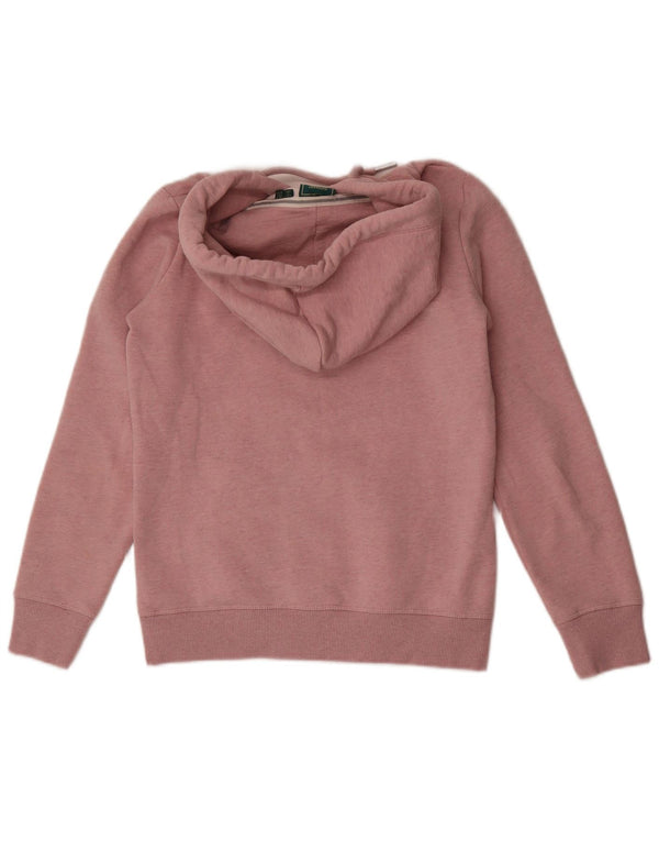 Женский свитер с капюшоном на молнии Superdry UK 10, маленький розовый