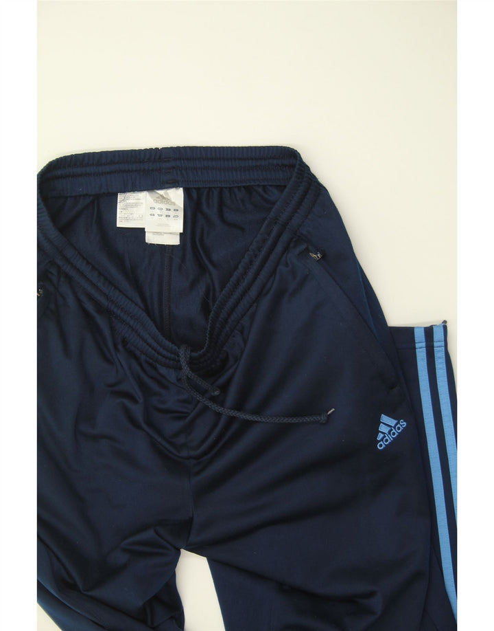 ADIDAS Mens Tracksuit Trousers Medium  Navy Blue Polyester Vintage Adidas and Second-Hand Adidas from Messina Hembry 