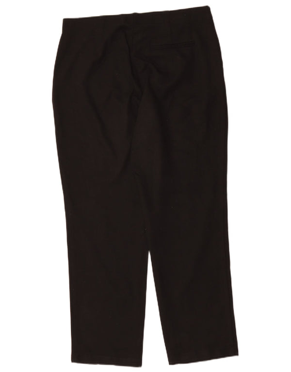 Женские прямые костюмные брюки Marks & Spencer UK 16, большие W32 L28, черные