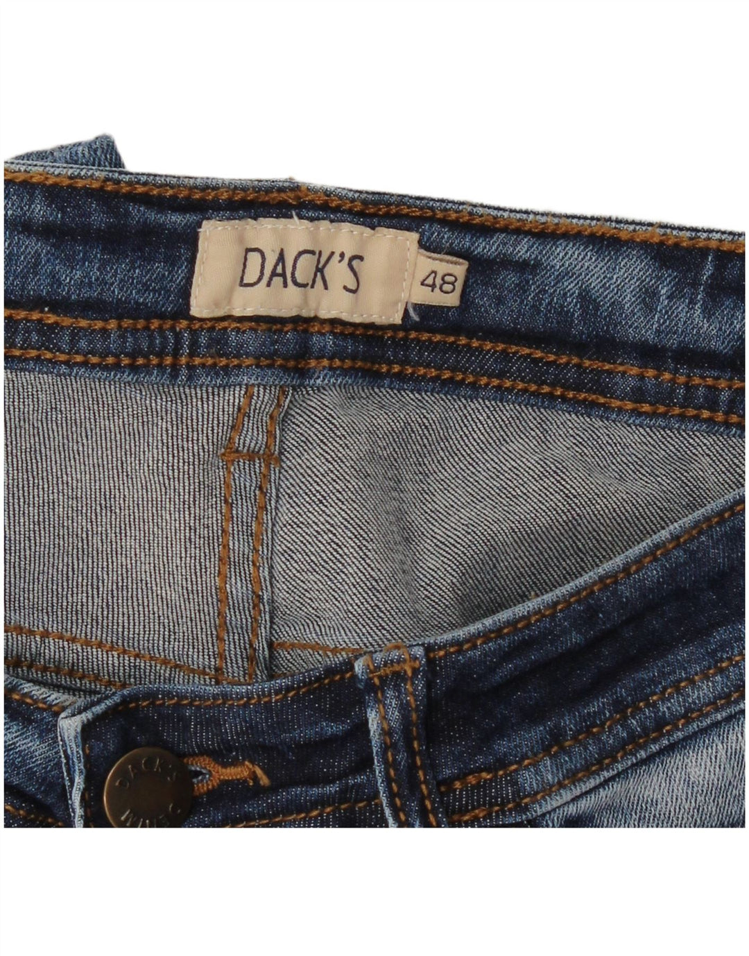 Мужские прямые джинсы DACK'S IT 48 Medium W32 L28 Синие