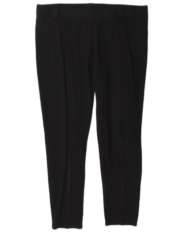 Женские повседневные брюки скинни Marks & Spencer UK 18 XL W38 L27 черные