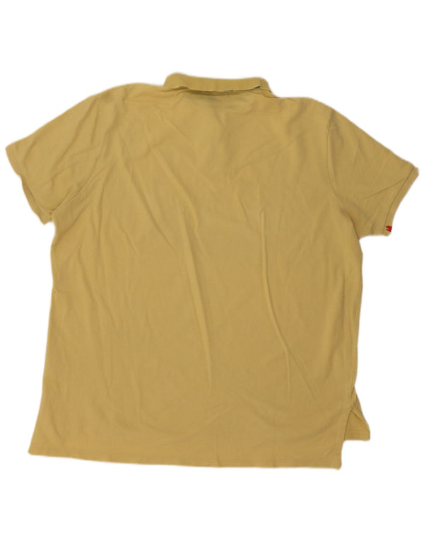 Мужская рубашка поло на заказ Polo Ralph Lauren 2XL, желтый хлопок