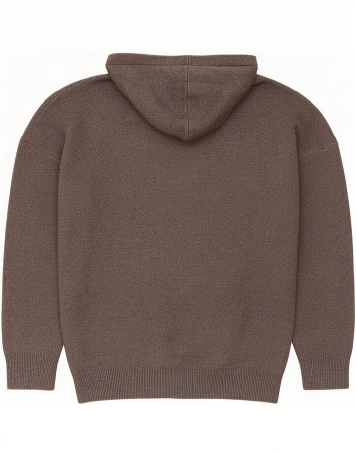 Мужской джемпер с капюшоном Zara, средний серый вискоза