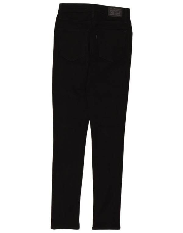 Женские джинсы скинни Levi's 721 с высокой посадкой W28 L30, черный хлопок