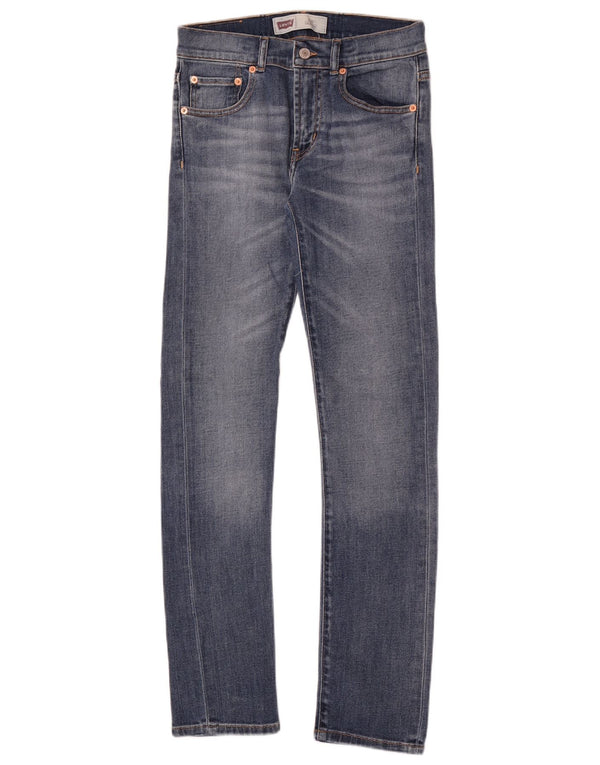 Джинсы скинни Levi's 510 для мальчиков 11–12 лет W26 L30, синий хлопок