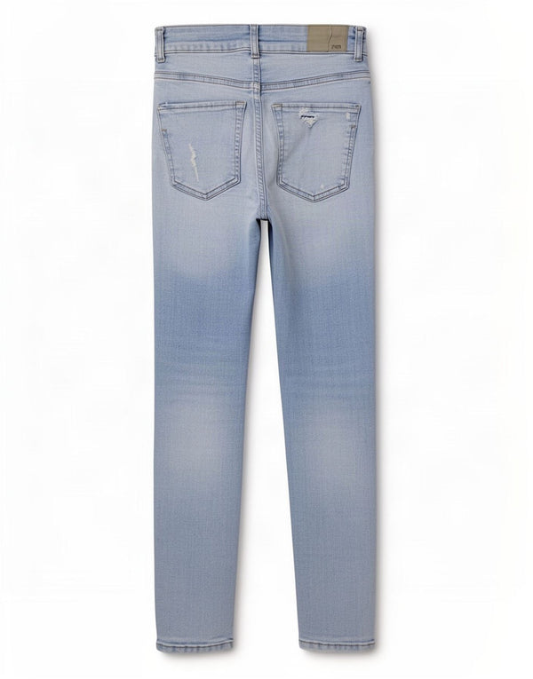 Женские потертые джинсы скинни Zara EU 36 XS W26 L27 синие