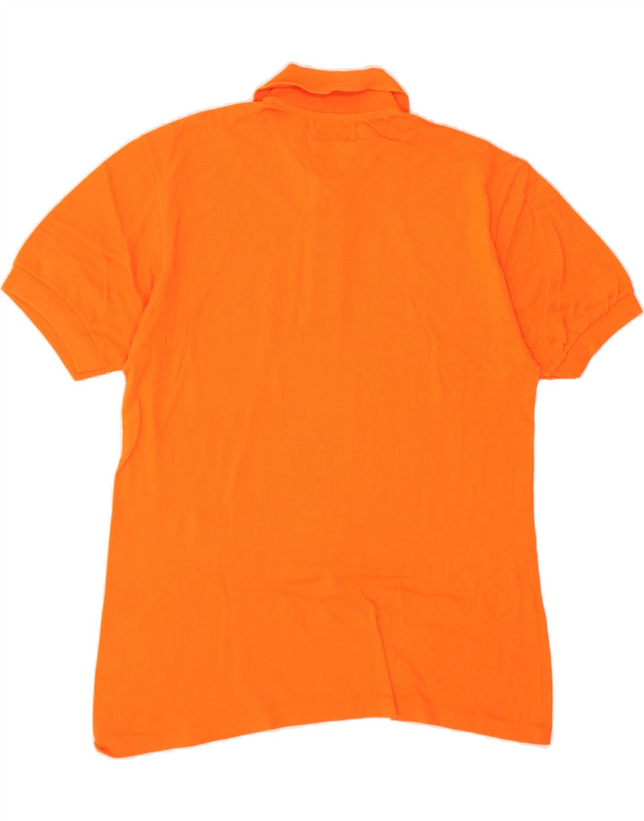 GYMNASIUM Mens Polo Shirt Medium Orange Cotton Vintage Gymnasium and Second-Hand Gymnasium from Messina Hembry 