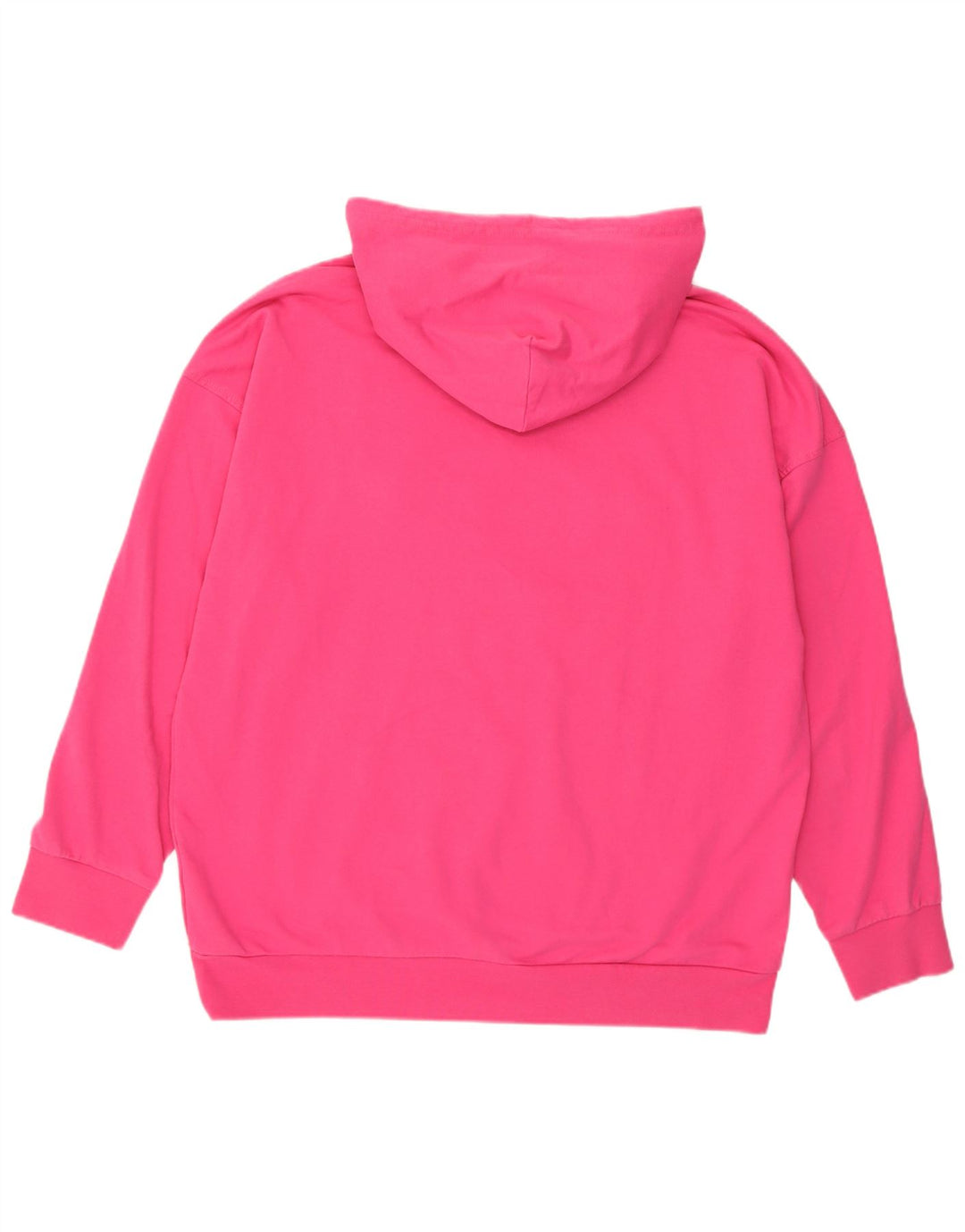 UMBRO Женский джемпер с капюшоном оверсайз с графическим рисунком UK 14, хлопковый средний розовый цвет