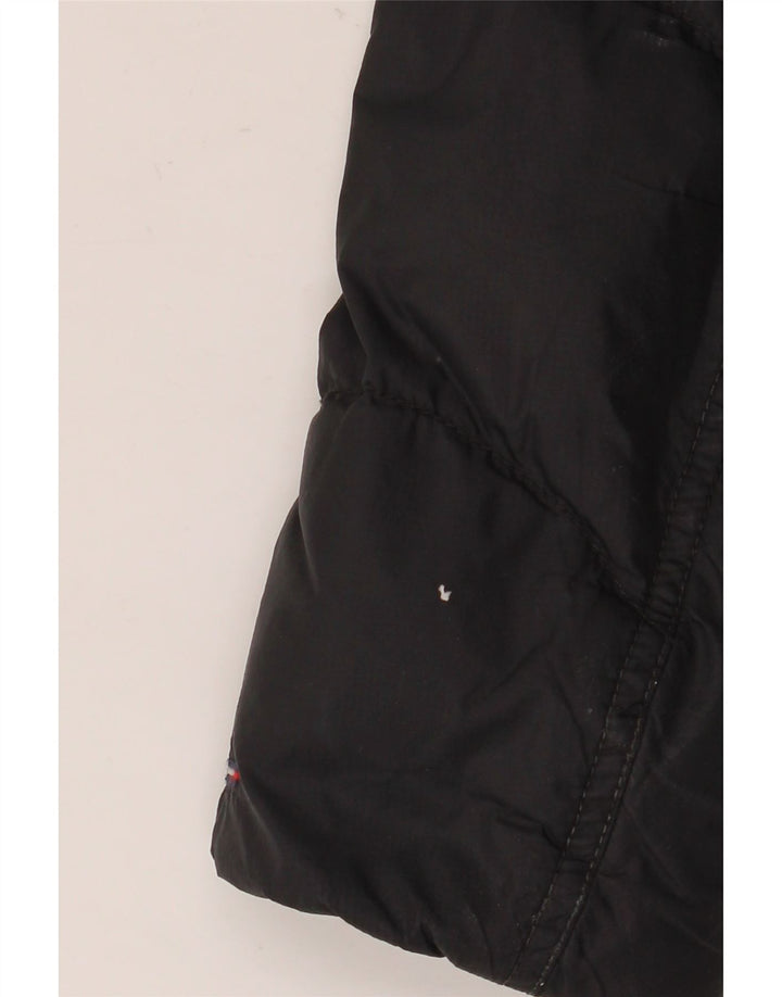 Мужская стеганая куртка Tommy Hilfiger UK 38, средний черный нейлон