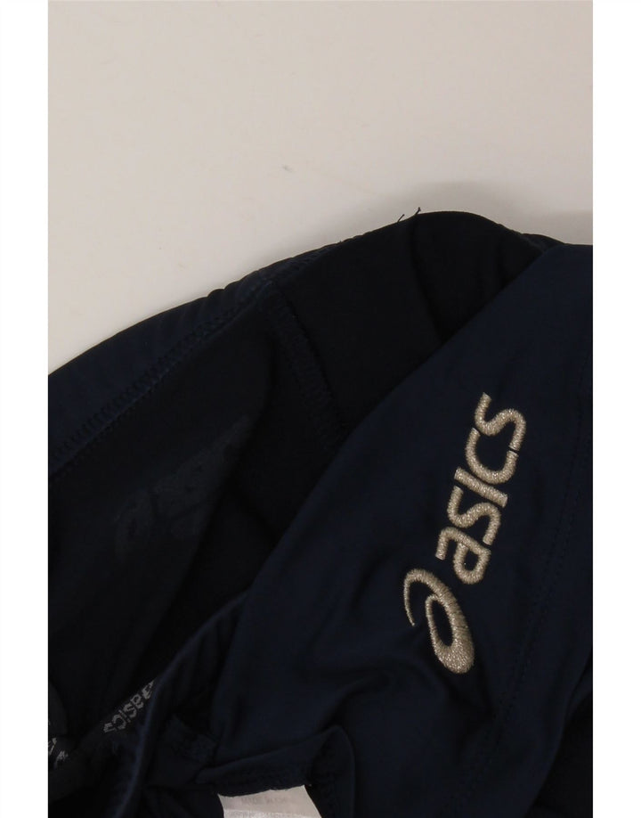 Женские шорты Asics UK 12, средний темно-синий, полиэстер