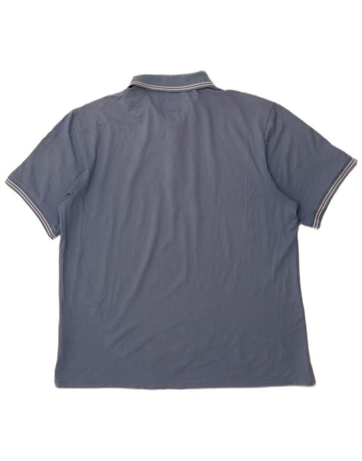 Мужская рубашка-поло свободного покроя CHAMPION XL, синяя