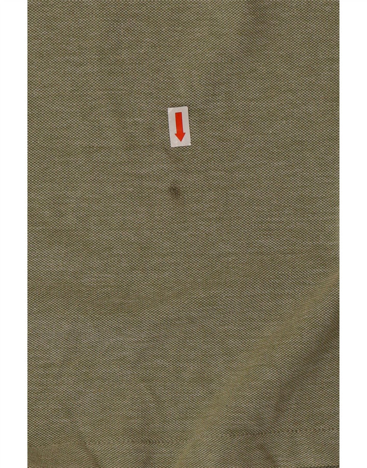 TIMBERLAND Мужская рубашка-поло приталенного кроя 3XL, зеленый хлопок