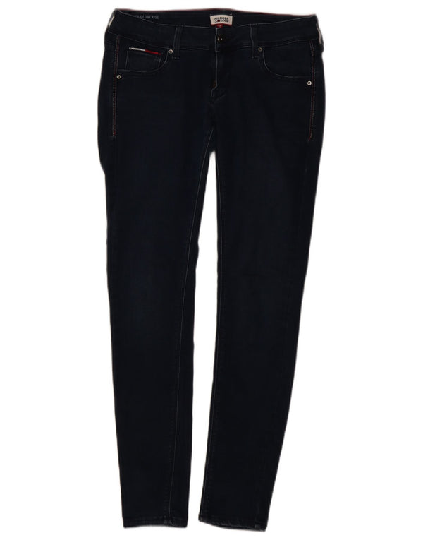 Женские джинсы скинни с низкой талией Tommy Hilfiger W27 L30, темно-синий, хлопок