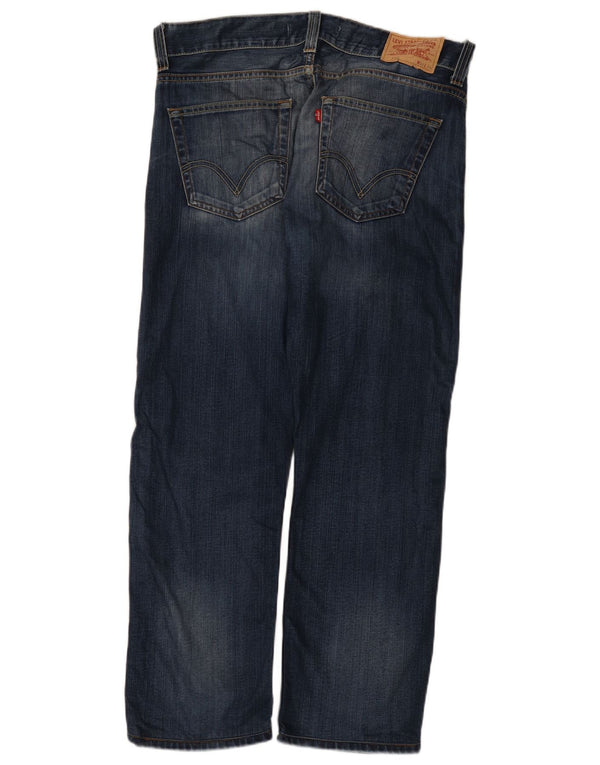 Мужские прямые джинсы Levi's 506 стандартного кроя W36 L28 синие, хлопок