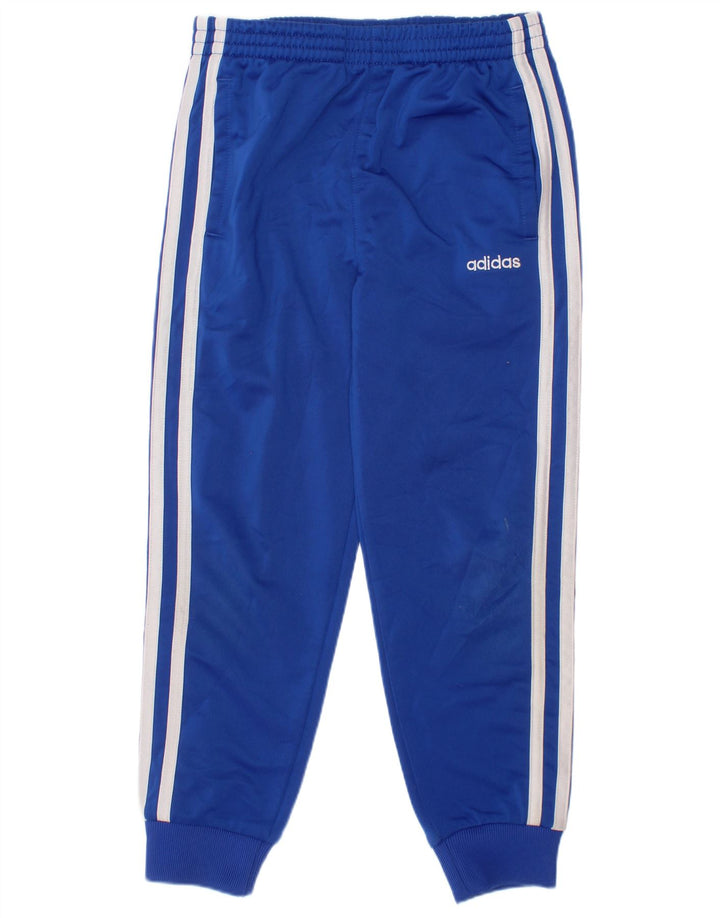 Спортивный костюм Adidas для мальчиков, брюки для бега, 5-6 лет, синий полиэстер