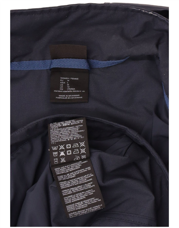 Женская ветровка с капюшоном Jack Wolfskin UK 12, средний темно-синий