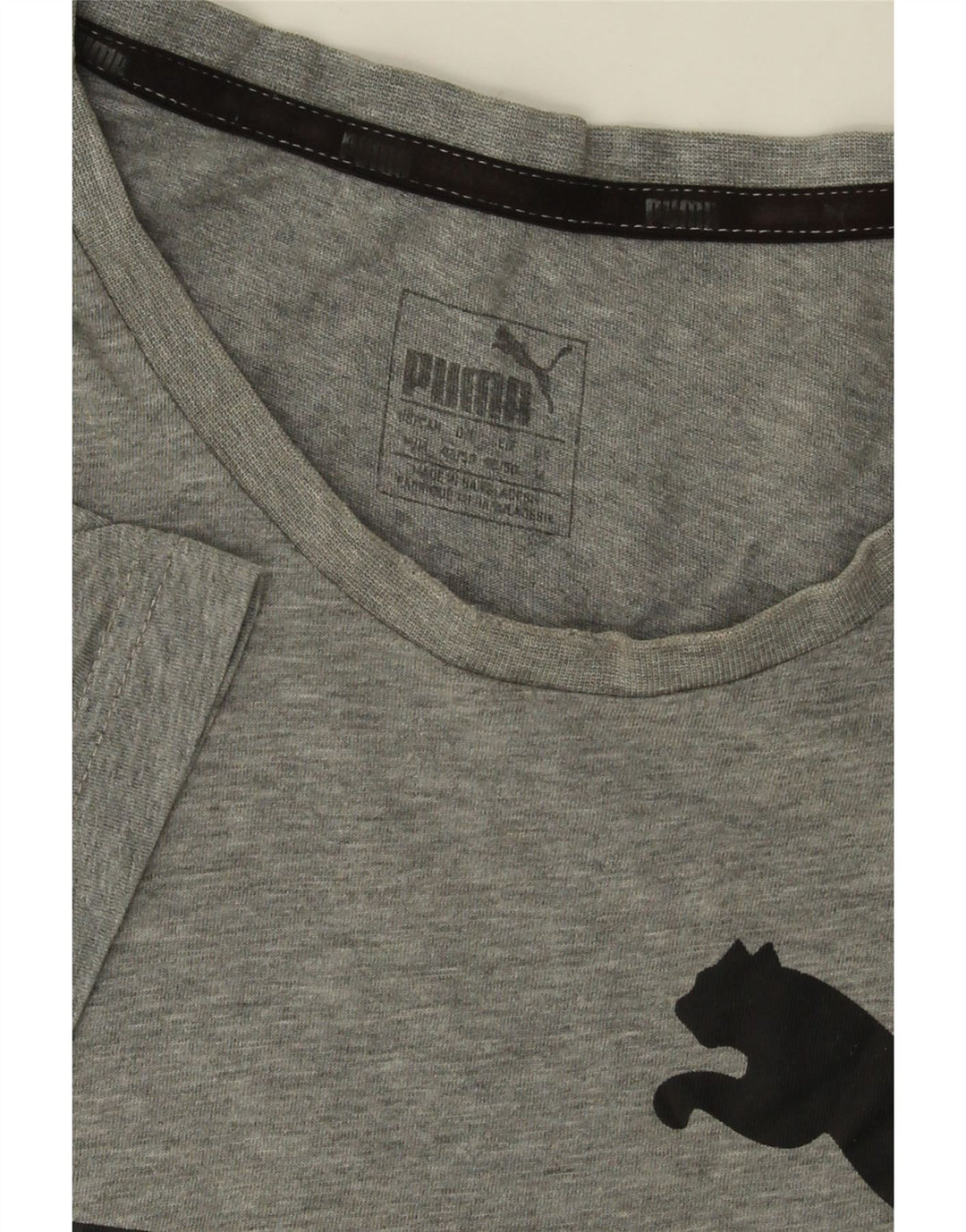 Мужская футболка с рисунком PUMA, средний серый