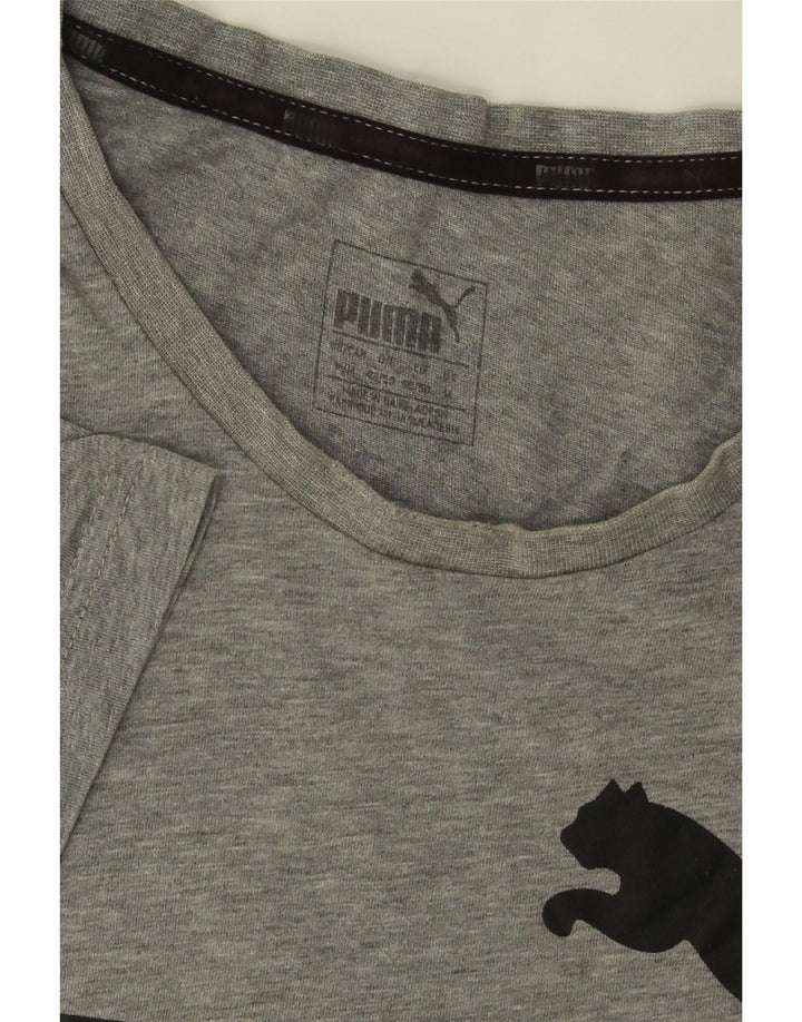 Мужская футболка с рисунком PUMA, средний серый