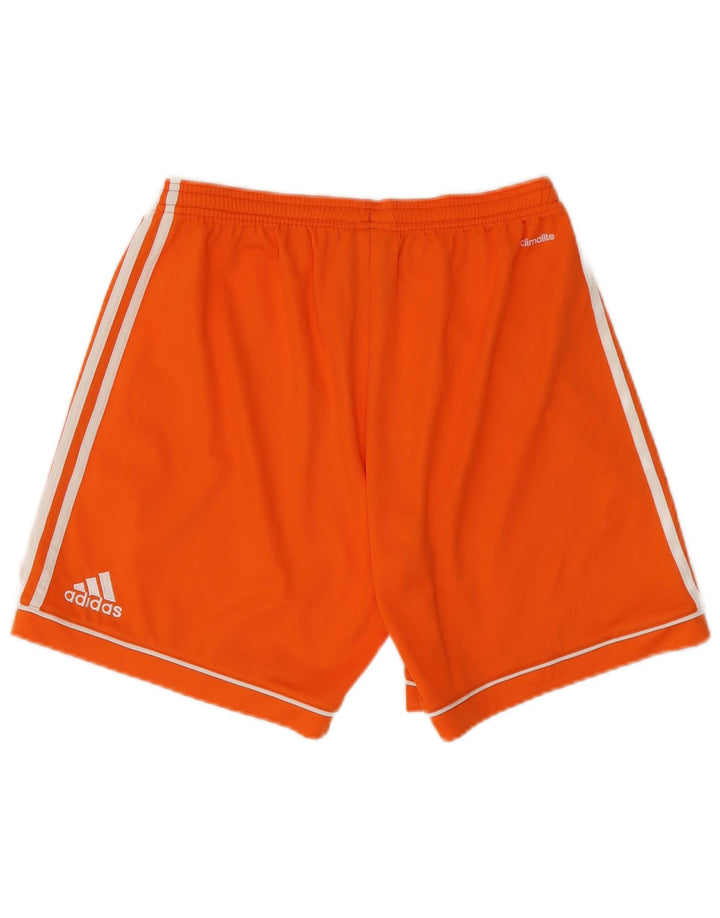 Мужские спортивные шорты Adidas Climalite, средний оранжевый полиэстер