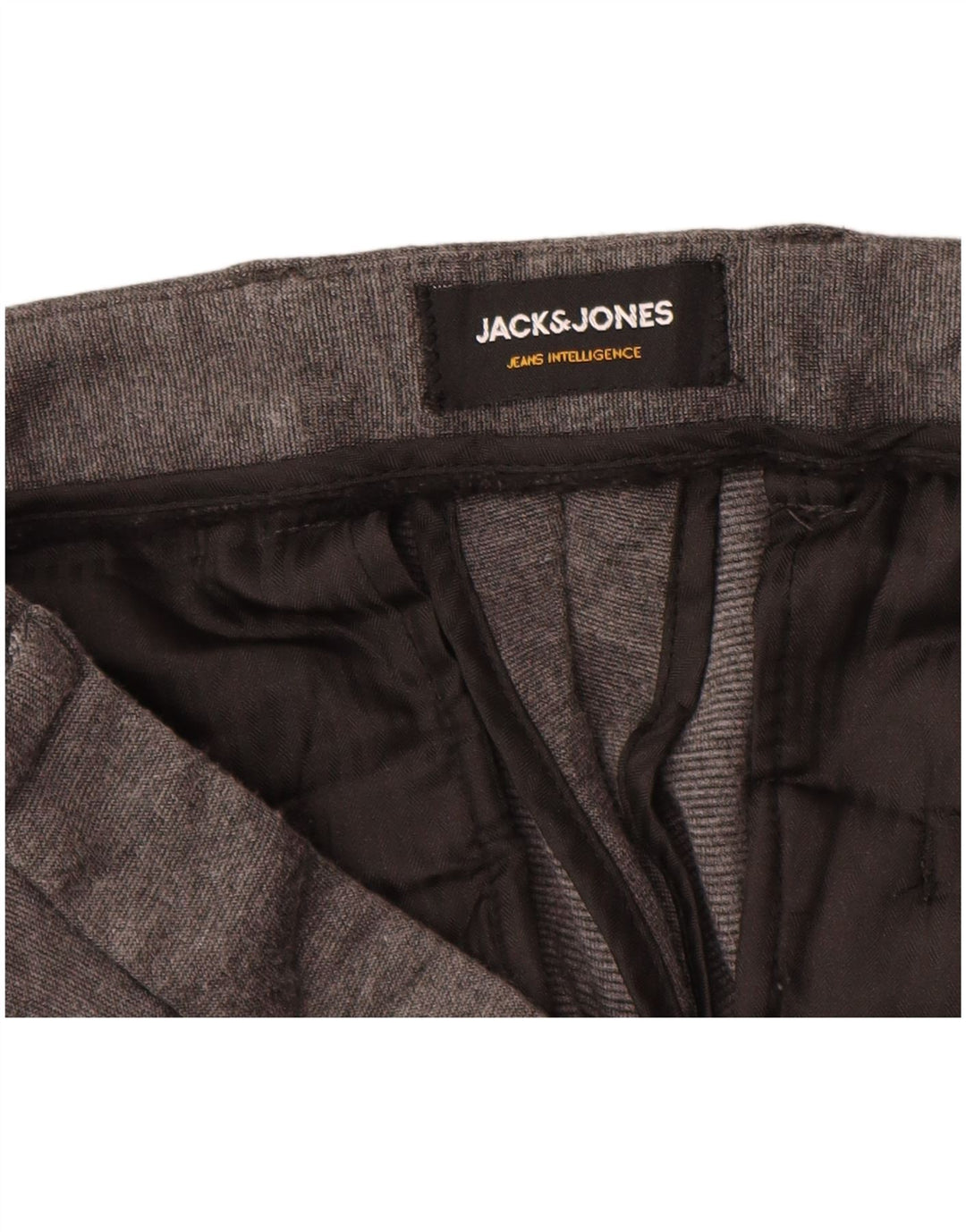 JACK & JONES Мужские брюки-чиносы Marco Slim W36 L32 Серые вискозы