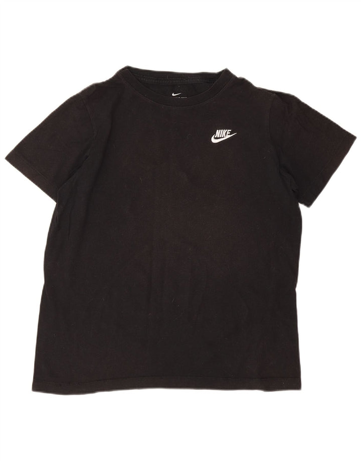 Футболка Nike для мальчиков, топ 12–13 лет, большая черная