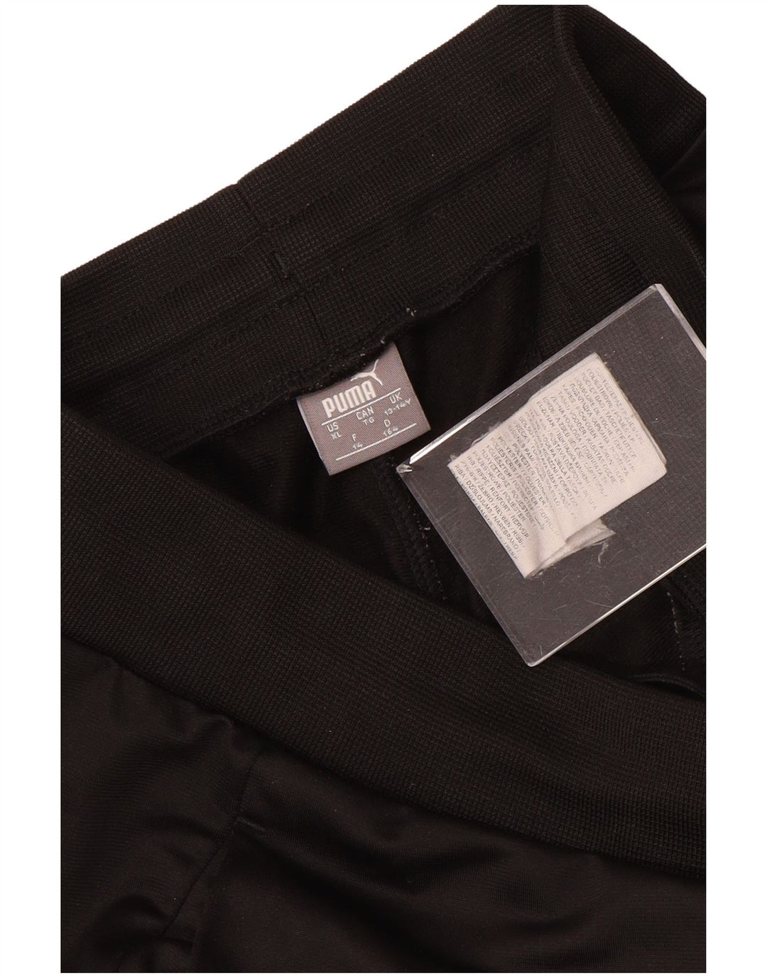Спортивный костюм PUMA для мальчиков, брюки для бега, 13–14 лет, черный полиэстер