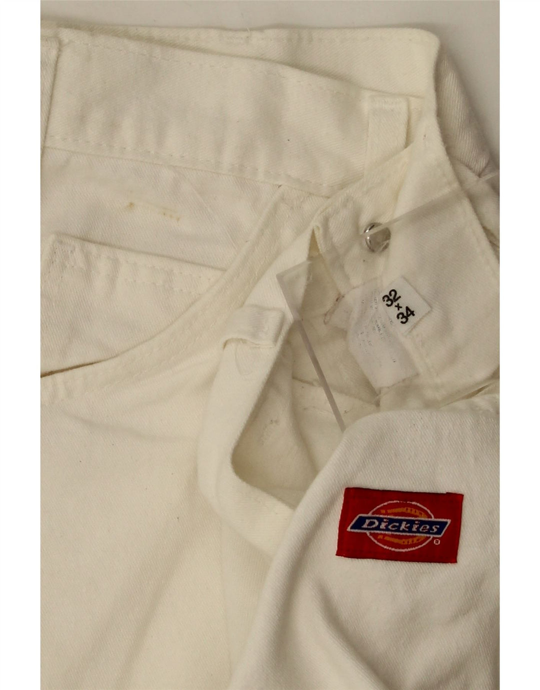 Мужские прямые джинсы-карго DICKIES W32 L34 белые