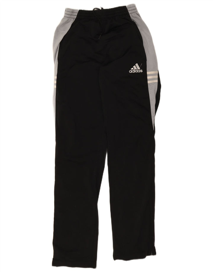 Мужские спортивные брюки Adidas UK 36/38, маленькие черные, полиэстер с цветными блоками