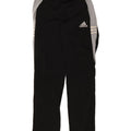 Мужские спортивные брюки Adidas UK 36/38, маленькие черные, полиэстер с цветными блоками